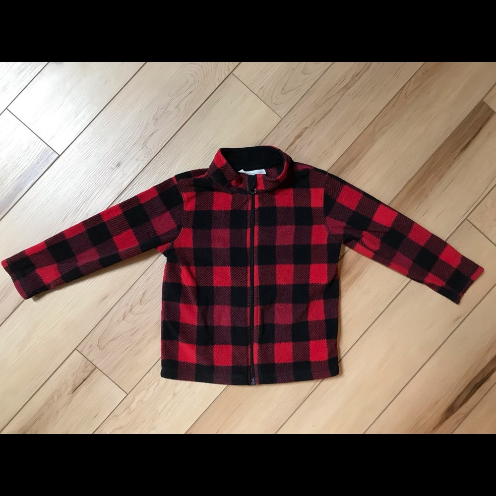 3T Plaid Fleece Jacket